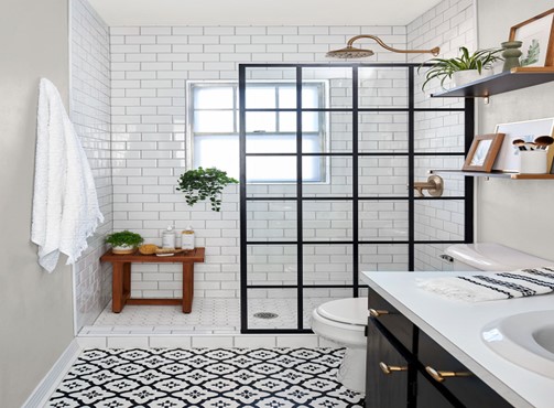 Small bathroom design ideas on a budget.